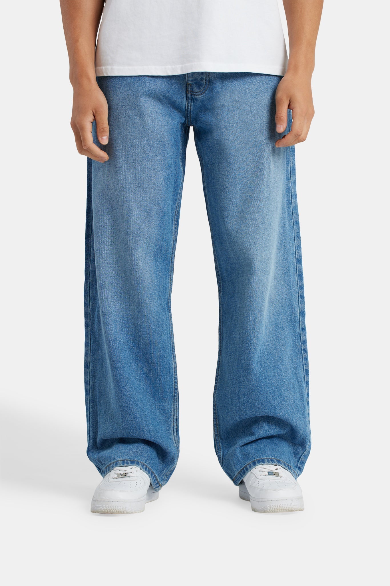 Denim baggy jeans