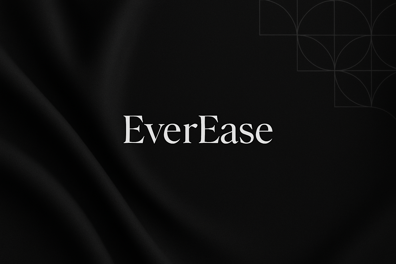 backround for clothing brand called EverEase, make it dark themed