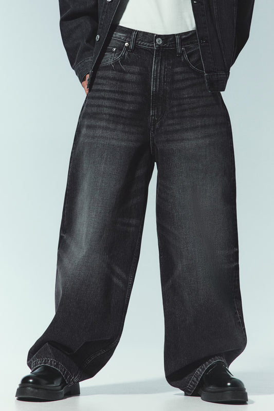 Denim baggy jeans